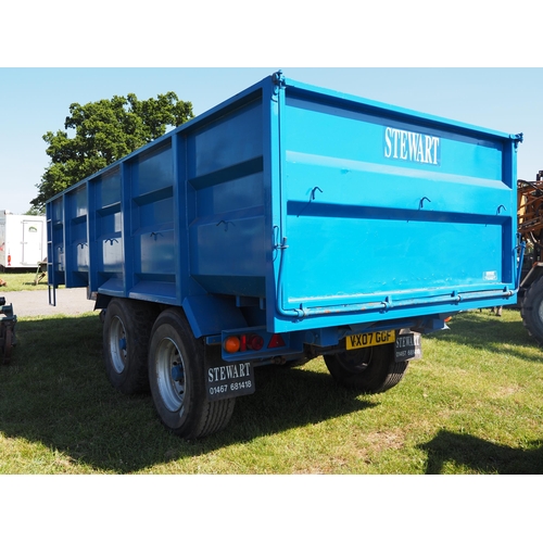 1306 - 2000 Stewart 12t grain trailer