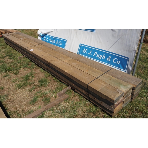 880 - Reclaimed timber 5.05mx210x70 -12