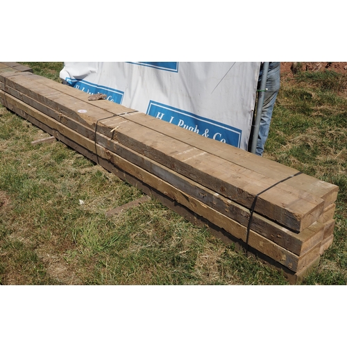 882 - Reclaimed timber 5.05mx220x95 -8