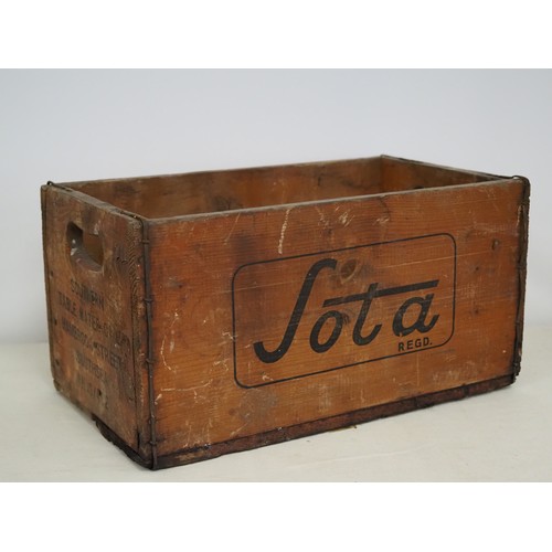 496 - Wooden advertising box