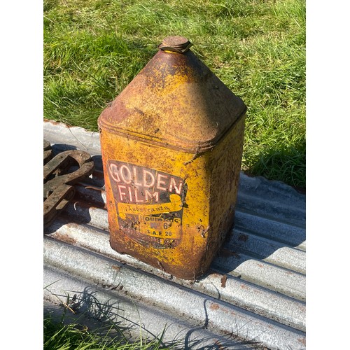 15 - Golden Film oil can