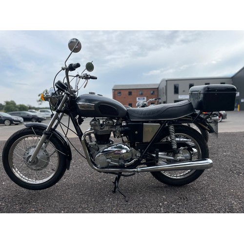 745 - Triumph 650 Bonneville. 1973. Matching numbers -GG60217. Out of a private collection and has been st... 