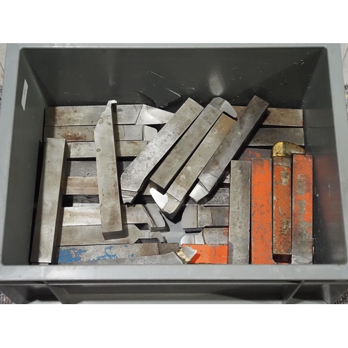 393 - Tote of large sized brazed tooling