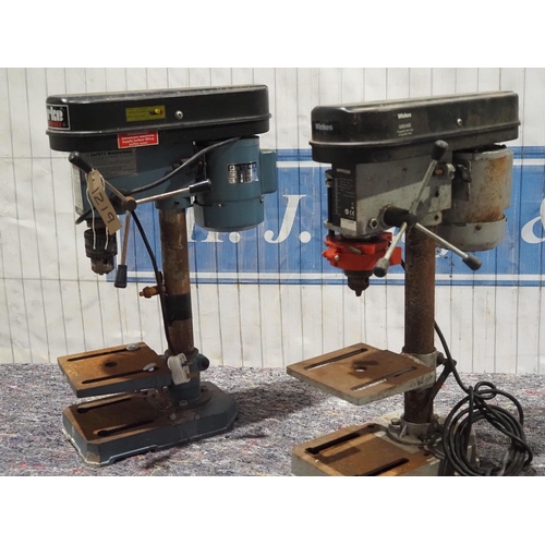 418 - Clarke single phase pillar drill and 1 other