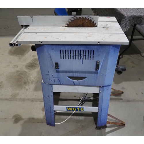 421 - Charnwood table saw single phase