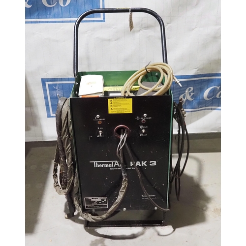 363 - Thermal Arc Pak 3 plasma cutter, single phase