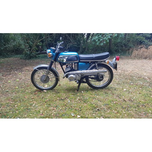 785A - Yamaha YAS-C Street Scrambler. 1970. Rare Uk supplied bike, runs and rides. Reg XOR151J. V5. Keys.