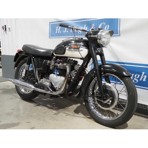 747A - Triumph Tiger 110 motorcycle. 1959. Converted to Bonneville spec. Matching numbers. MOT until 9/22. ... 
