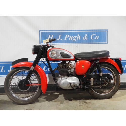 749 - BSA B40 motorcycle. 1961. 350cc. Runs. Restored. Reg. 622 XVU. V5