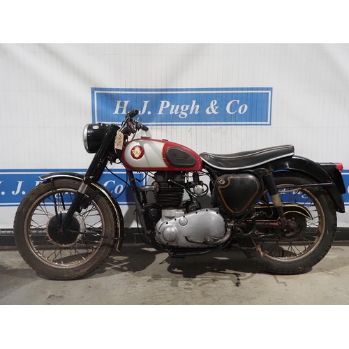749A - BSA A10 650 motorcycle. 1959. Ran well when last used. Reg. 218 XVW. V5