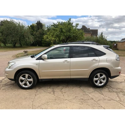 102 - Lexus 300 petrol 5 door 4 wheel drive car, 59,000 miles, 6 months MOT. Barn stored. Reg. VU54 ZFN