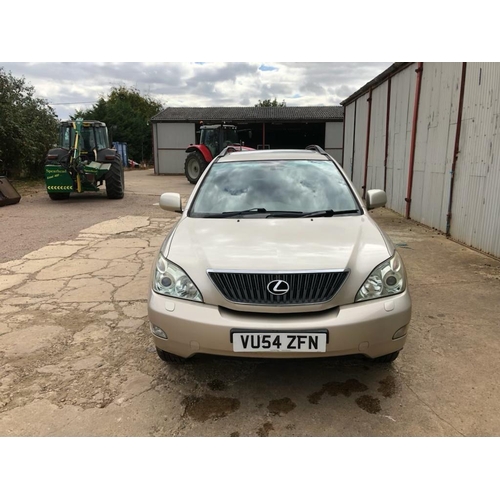 102 - Lexus 300 petrol 5 door 4 wheel drive car, 59,000 miles, 6 months MOT. Barn stored. Reg. VU54 ZFN