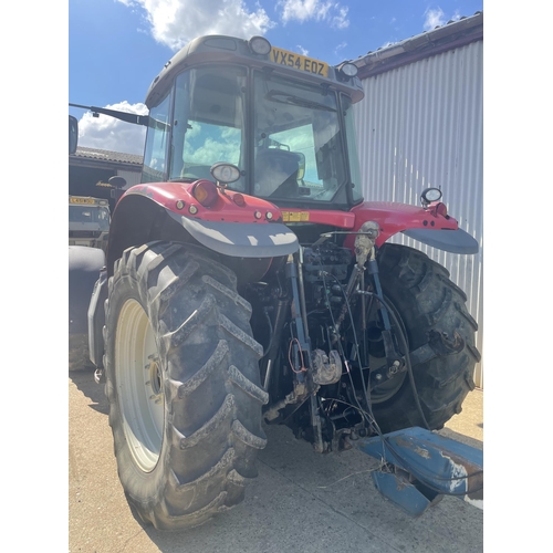 97 - Massey Ferguson 6485 Dynashift tractor, 3480 hours, one owner, very tidy. Reg. VX54 EOZ