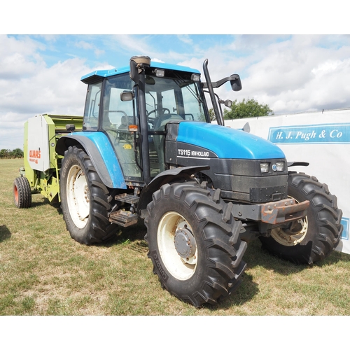 346A - New Holland TS115 tractor. Runs and drives. Tidy tractor. Reg Y133 HTA. V5