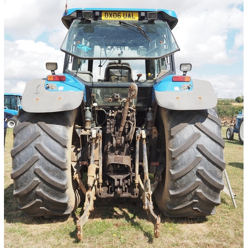 349 - New Holland TM175 tractor. Runs and drives. Reg DX06 UAL. V5