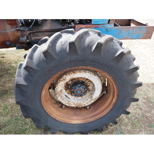 402 - Roadless 65 tractor. Duncan cab and front inner wheel weights. Runs. Reg HBW 375D. V5 Applied for