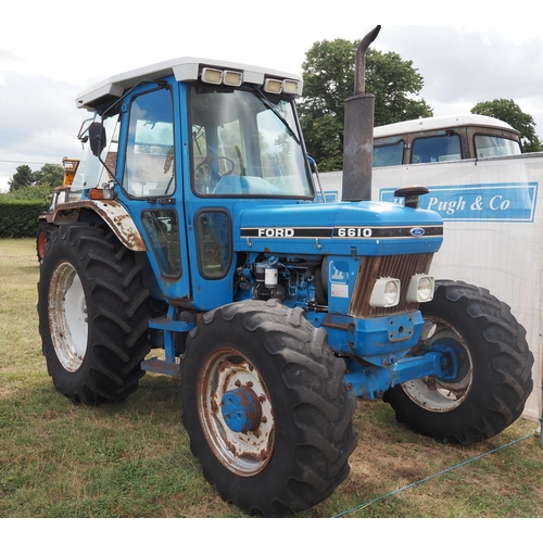 404 - Ford 6610 tractor. SN- 1811. Runs.  Reg D39FFB. V5