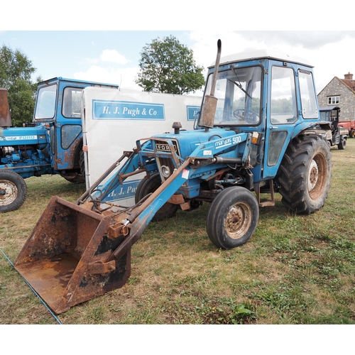 406 - Ford 4100 tractor. c/w Loader. SN-982654. Runs. Reg XOD786S. V5 Applied for