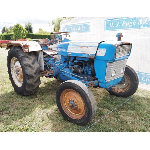 409 - Ford 3000 Pre Force tractor. Down swept exhaust. Runs