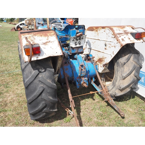 409 - Ford 3000 Pre Force tractor. Down swept exhaust. Runs