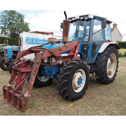 412 - Ford 7610 4WD tractor. III Series. c/w Quicke 4060 Loader. Good front tyres, 7311 hours recorded. Ru... 