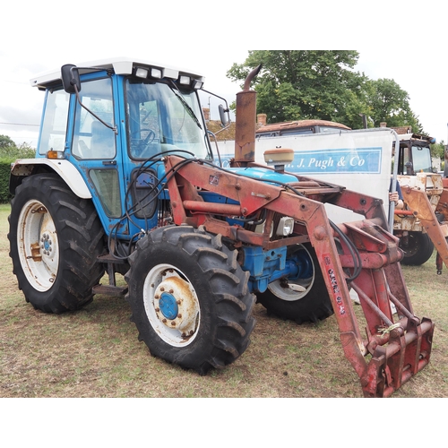 412 - Ford 7610 4WD tractor. III Series. c/w Quicke 4060 Loader. Good front tyres, 7311 hours recorded. Ru... 