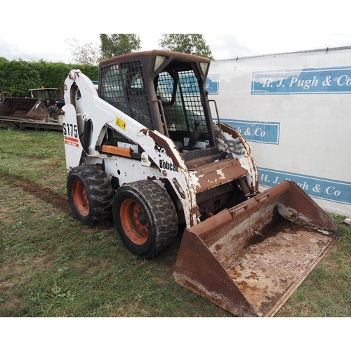 433 - Bobcat S175 skid steer. Runs