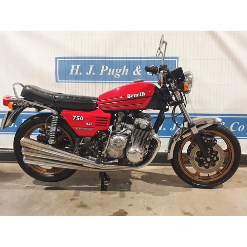 798 - Benelli Sei 750cc 6 cylinder motorcycle. 1975. Runs and rides well and has been in regular use. This... 