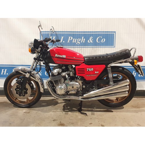 798 - Benelli Sei 750cc 6 cylinder motorcycle. 1975. Runs and rides well and has been in regular use. This... 