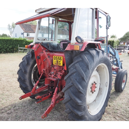 414A - International 574 tractor with Tanco loader pick up hitch. Runs. Reg Q556 LEG. V5