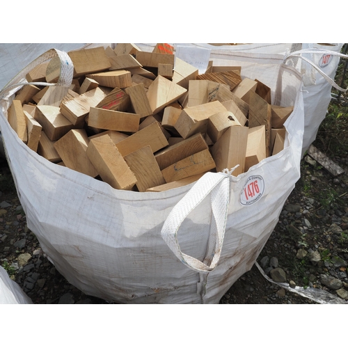 1476 - Oak firewood small blocks