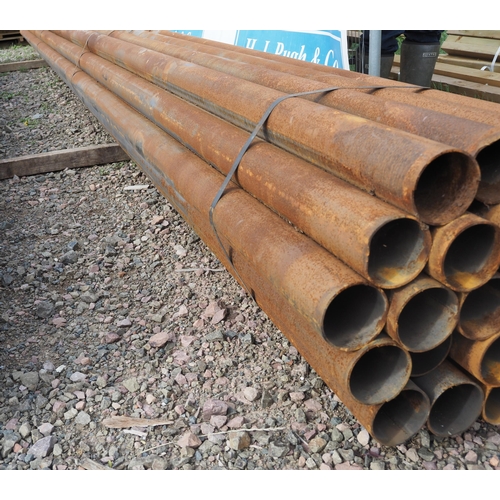 1449 - Steel tube 8.0mx100 diameter - 8