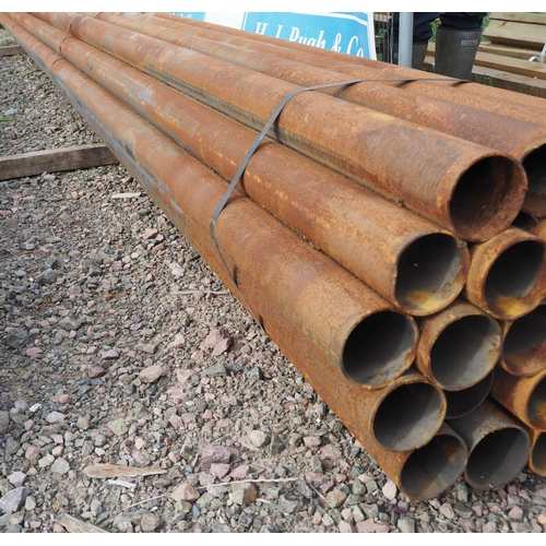 1450 - Steel tube 8.0mx100 diameter - 8