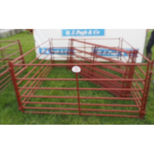 1883 - 8 - Red sheep hurdles 6ft