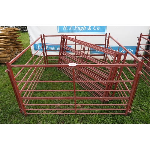 1885 - 8- Red sheep hurdles 5ft