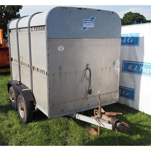 1952 - Ifor Williams 8ft stock trailer, wooden decks