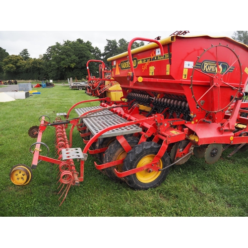 2025 - Vaderstad Rapid 300S drill combination and packer. GWO