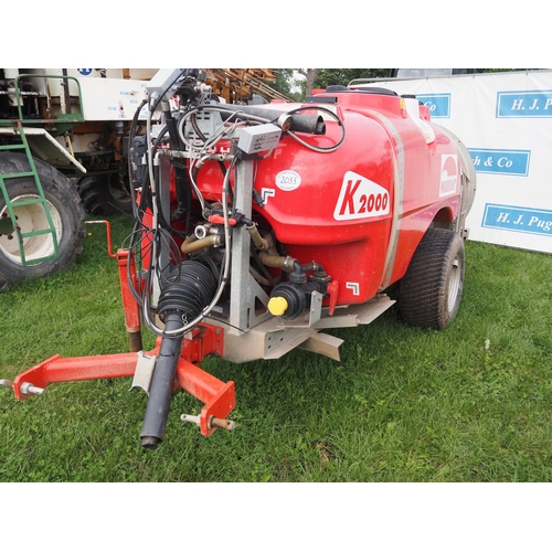 2033 - 2019 Wanner K2000 Orchard sprayer