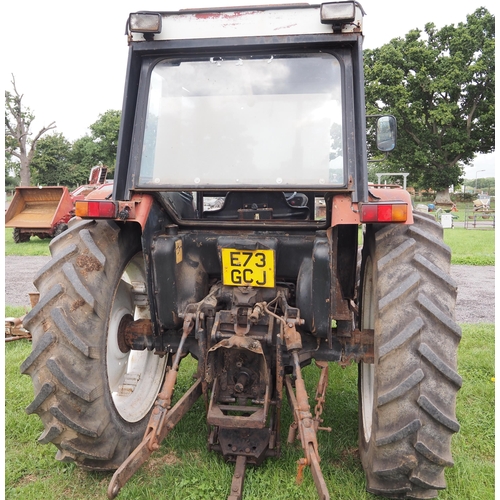 2049 - Case 885 4WD tractor, showing 6487 hours. Runs and drives. Reg. E73 GCJ. V5