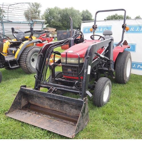 2051 - 2007 Siromer 304 4WD compact tractor with loader, bucket and roll bar, working order. Key in office