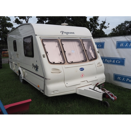 2079 - 2002 Bailey Pageant Imperial 2 berth caravan with kitchenette and wc. Tidy. Keys in office