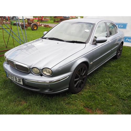 2238 - Jaguar X Type saloon car. MOT March 2023. Engine management light is on. Reg. BT57 DJF. Keys in offi... 