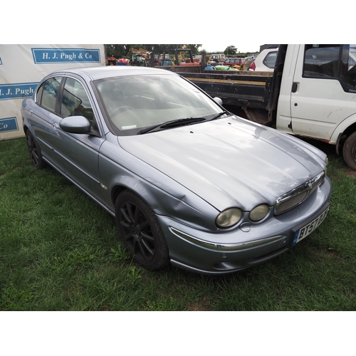 2238 - Jaguar X Type saloon car. MOT March 2023. Engine management light is on. Reg. BT57 DJF. Keys in offi... 