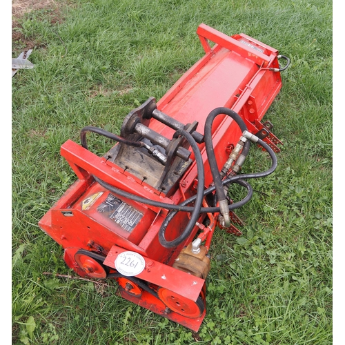 2261 - Compact flail mower, ok