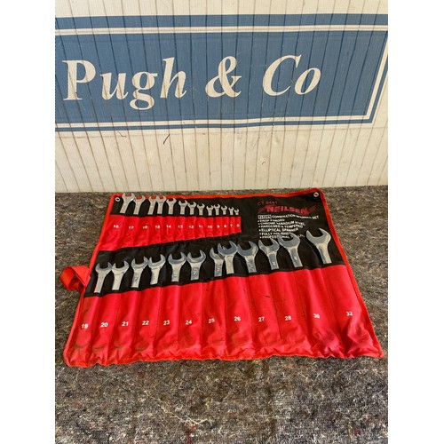 1543 - 25 Piece spanner set