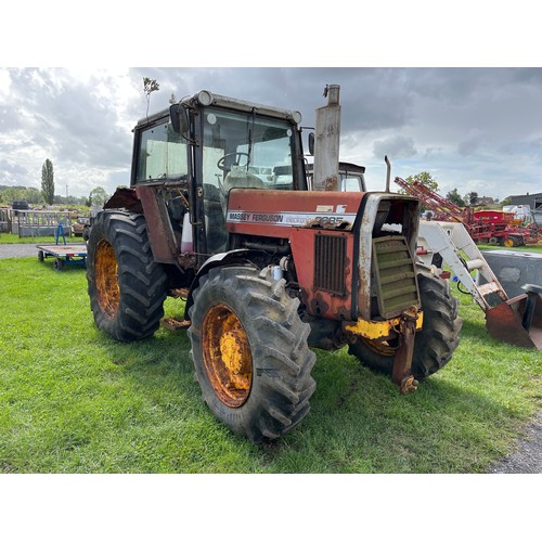 2068 - Massey Ferguson 2685 electronic tractor. Runs & drives. Used to pull lifeboats out of the sea. Reg. ... 