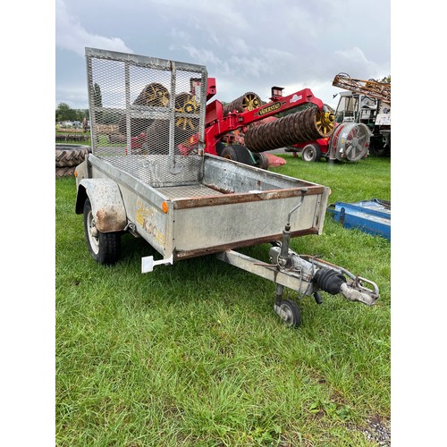 2050B - 6ft Single axle trailer with ramp