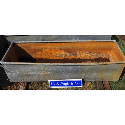 Galvanised water trough 5ft
