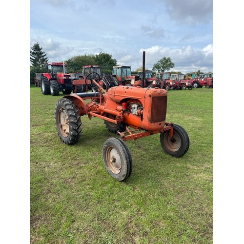 439 - Allis Chalmers model B tractor. Runs