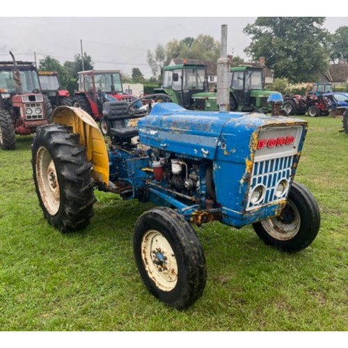 408 - Ford 3000 tractor. Runs. 3602 hours recorded.